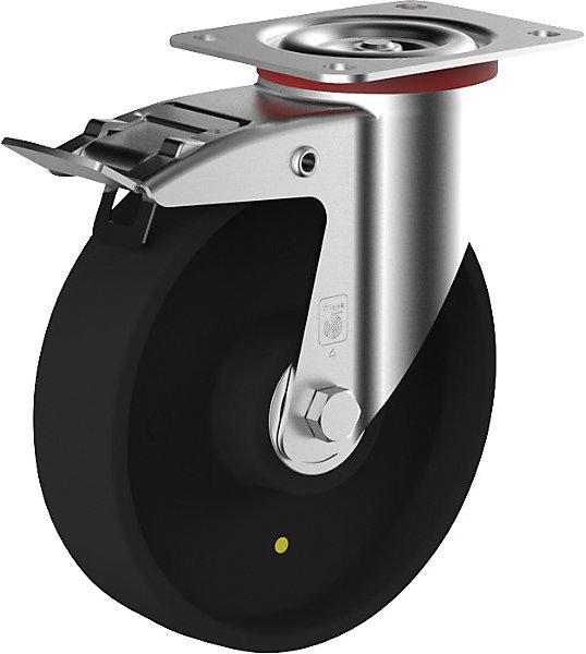 Immagine prodotto Wicke Ruota in polipropilene ESD, Ø x larghezza ruote 175 x 48 mm, rotella pivottante.