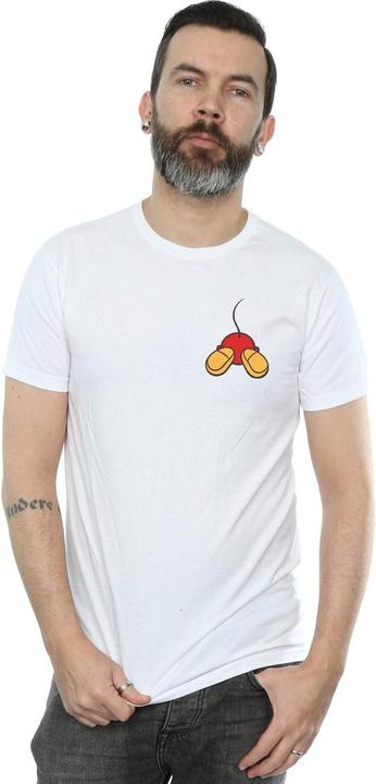 Immagine prodotto Disney Mickey Mouse Backside Breast Print Maglietta Uomo (S)