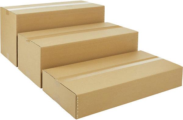 kaiserkraft Wellpapp-Faltkarton (2 x)
