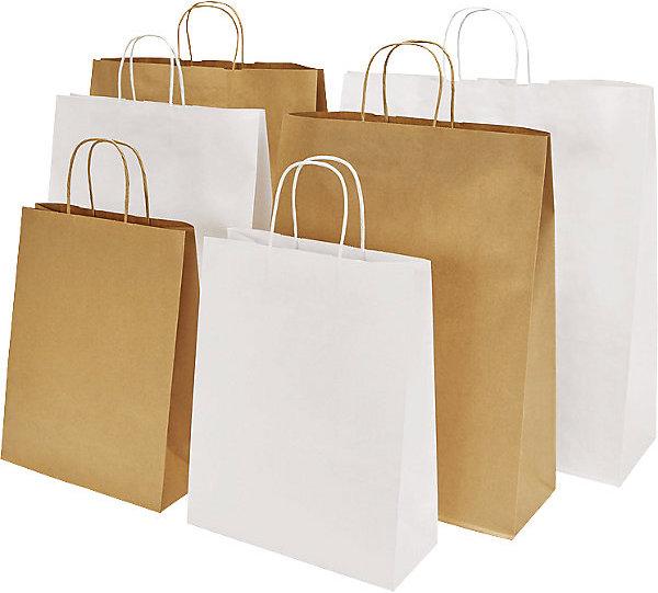 Produktbild kaiserkraft Papiertragetasche, zeitlos (150 Stück)