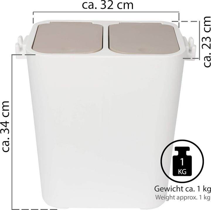 Actual product image Onvaya Ben waste separation system (18 l)