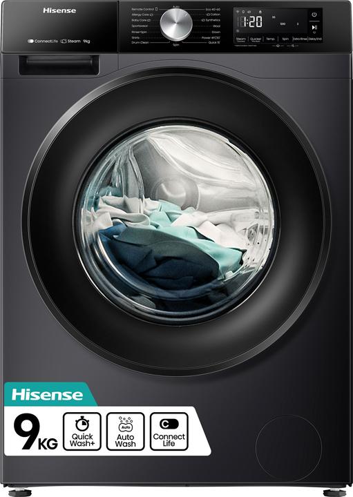Actual product image Hisense WF3S9043BB3 (9 kg, Left)