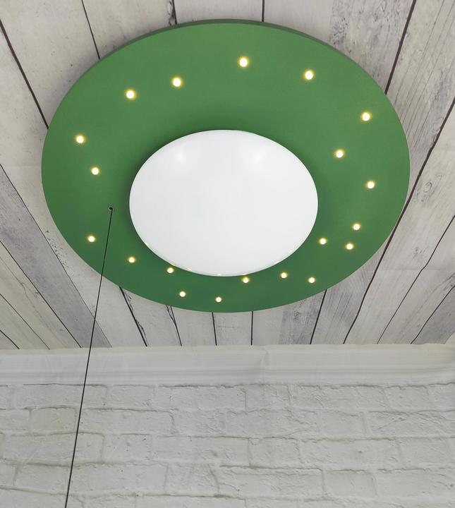 Immagine prodotto Niermann Stand By Niermann Starlight LED Plafoniera E27 Verde Salvia Made in Germany (60 lm, E27)