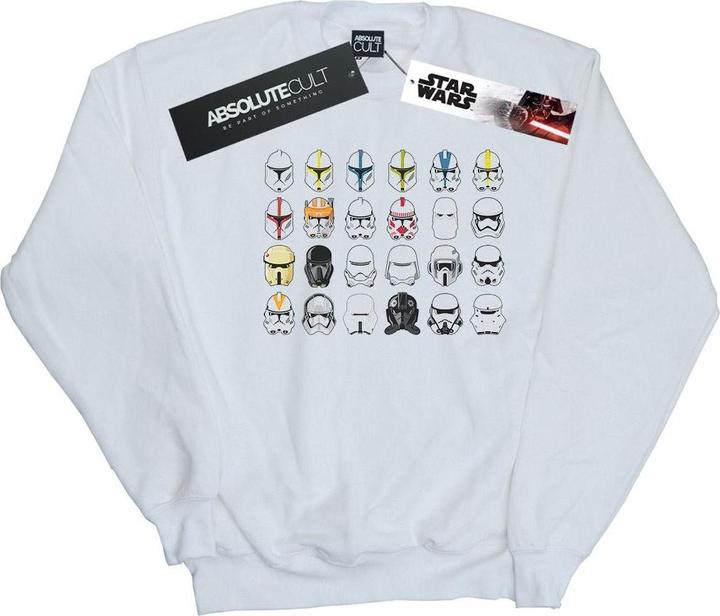 Star Wars Trooper Helmets Sweatshirt Jungen