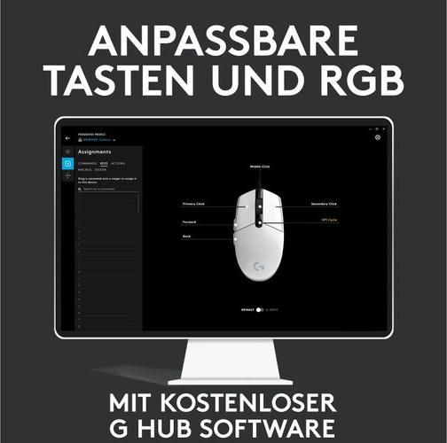Produktbild Logitech G G203 Lightsync (Kabelgebunden)