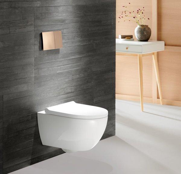 Actual product image Geberit Acanto wall-hung WC set