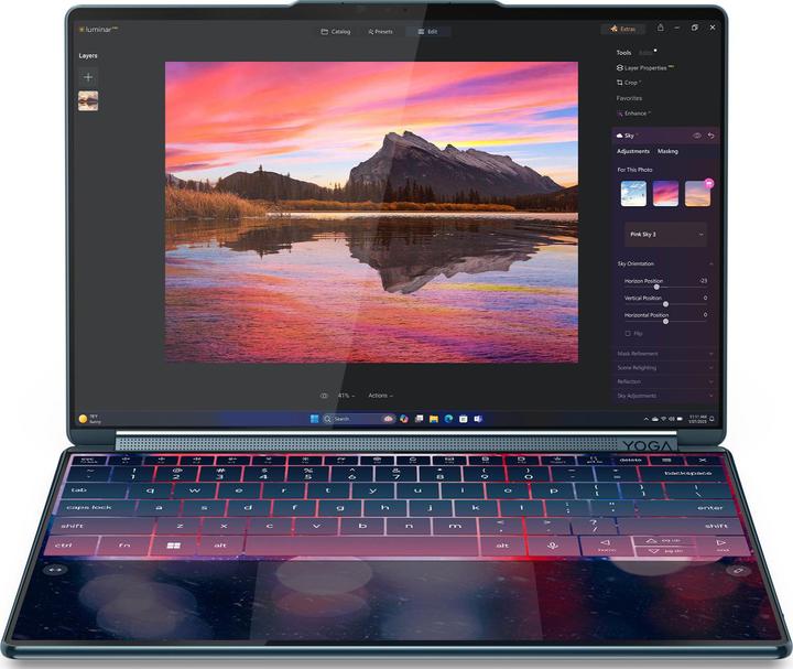 Immagine prodotto Lenovo Yoga Book 9 (14", Intel Core Ultra 7 255H, 32 GB, 1000 GB, DE)
