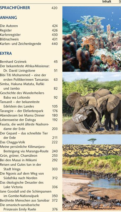 Produktbild Reiseführer Tansania und Sansibar (Deutsch, Francisca Chengula, 2024)