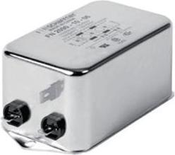 Actual product image Schaffner EMV Mains filter, 6A, 250VAC, quick connection/plumb bob