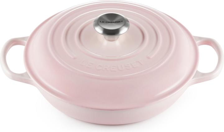 Produktbild Le Creuset Gourmet-Profitopf Signature Ø 26cm, rund (26 cm, Bräter + Schmortopf, Gusseisen, Emaille)