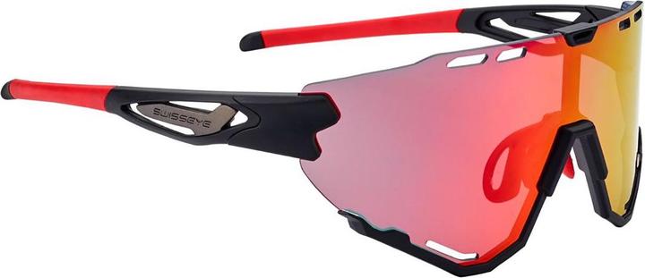 Immagine prodotto Swiss Eye Occhiali sportivi Mantra (Nero matt-rosso opaco, nero opaco-rosso fumo BR)