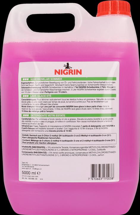 Image du produit Nigrin Nettoyant pour vitres (5000 ml)