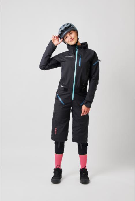 Produktbild dirtlej Dirtsuit Pro Edition Ladies, schwarz/mint, M (M)