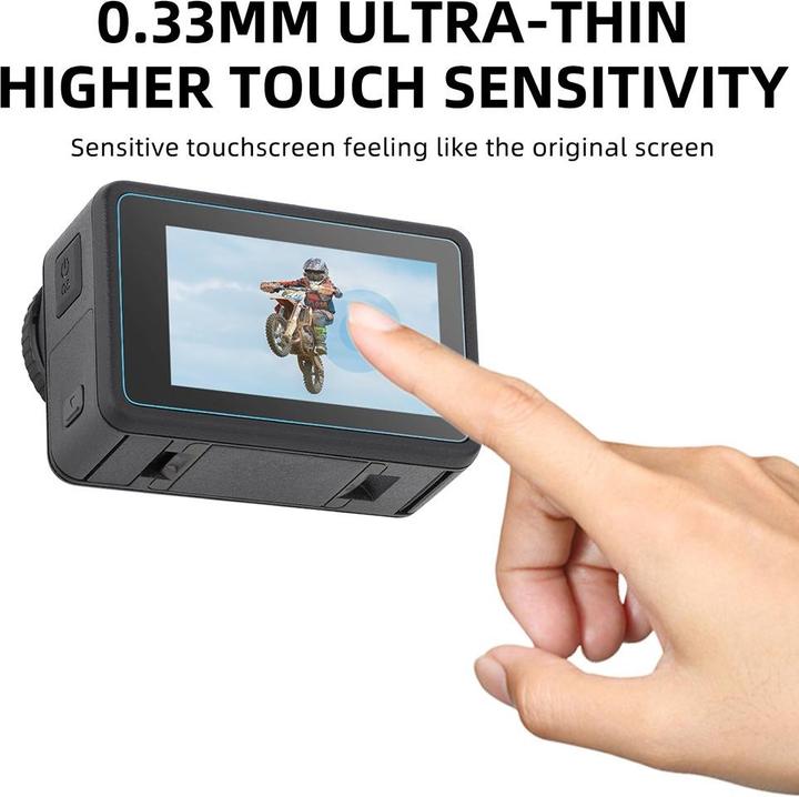 Actual product image Sunnylife 3 in 1 armoured glass set (Osmo Action 4)