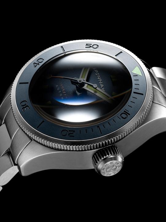 Produktbild Spinnaker SP-5098-22 Picard Dark Cerulean Automatik Taucheruhr 45mm 55ATM (Taucheruhr, 45 mm)