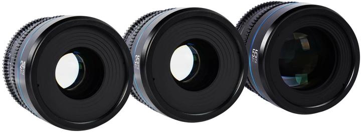 Immagine prodotto Sirui Nightwalker 24 35+55mm T1.2 S35 MF Cine Lens Bundle RF-Mount (Canon RF, APS-C / DX)