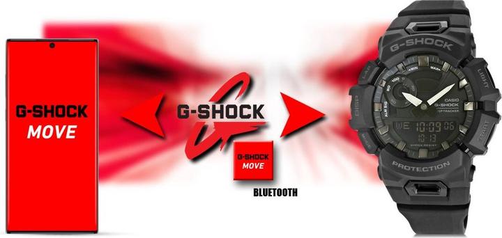 Immagine prodotto G-Shock G-Squad (Orologio digitale, Orologio da polso analogico, Pedometro, 48.90 mm)
