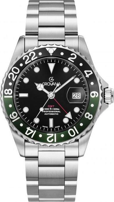 Grovana Key West GMT-Kollektion – Schweizer Automatikuhr (Swiss Made)