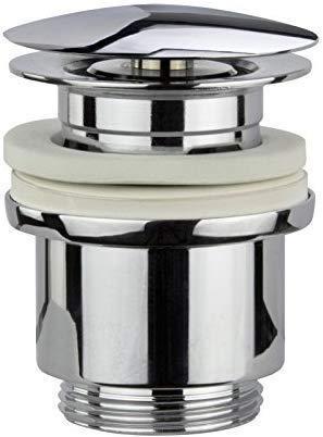 Immagine prodotto KFA Tappo automatico a scatto da 5/4 di pollice, cromo grande (660-254-00) (1 1/4")