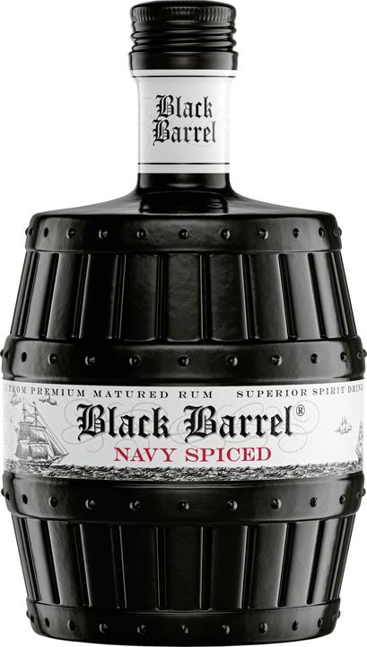 Actual product image A.H.Riise Black Barrel Navy Spiced Rum (1 x 70 cl)