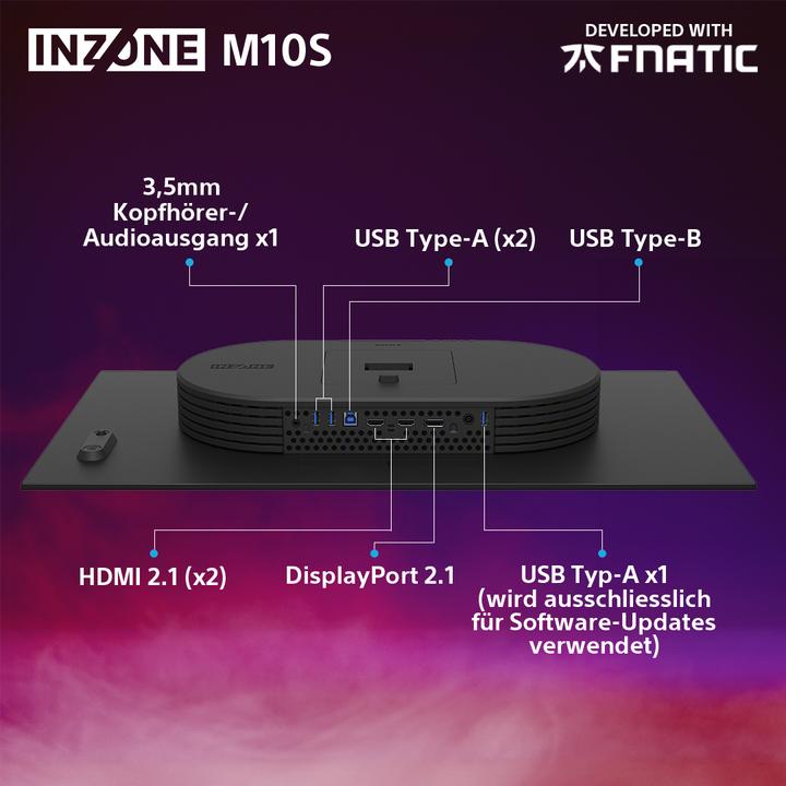 Actual product image Sony Inzone M10S (2560 x 1440 pixels, 27")