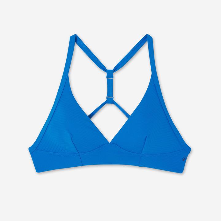 Image du produit Olaian Haut de maillot brassière texturé surf Femme - Bea bleu (80 C)