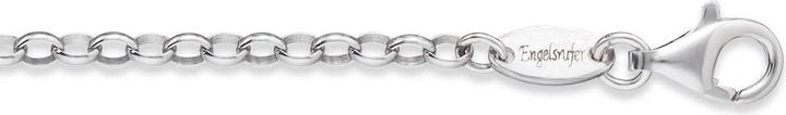 Actual product image Engelsrufer Anchor chain silver (925 silver rhodium-plated, 70 - 90 cm)