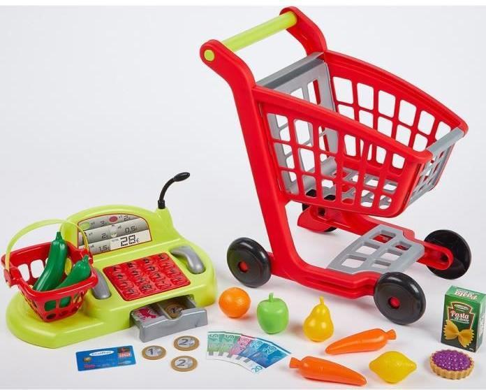Produktbild Ecoiffier Chariot + Caisse Supermarche