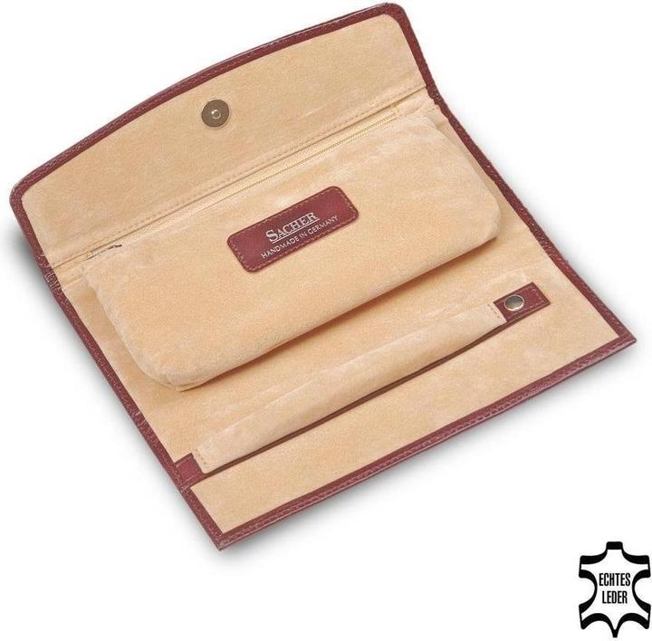Produktbild Sacher 1010.1101P18 - Schmuckrolle new classic bordeaux Vollrindleder