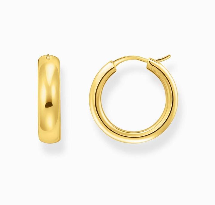 Produktbild Thomas Sabo Creolen Chunky-Design (750 Gelbgold Vergoldung, 925er Silber)
