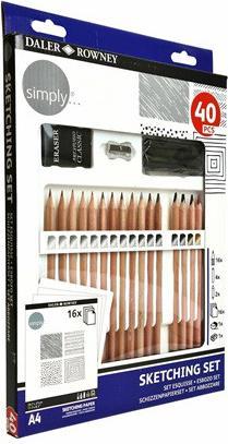 Produktbild Daler-Rowney SKETCHING SET DR 40tlg