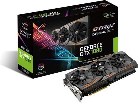 Image du produit ASUS GeForce GTX 1080 STRIX 8G GAMING (8 Go)