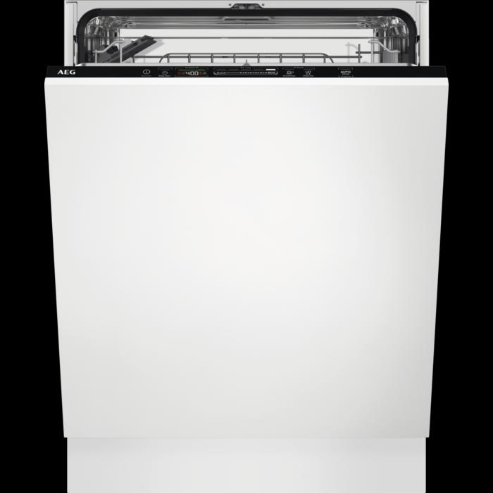 Produktbild AEG FSS5368XZ Vollintegrierter-Geschirrspüler / Serie 3000 mit AirDry / 60cm / D / Besteckkorb / Qui