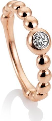 Image du produit Breuning BAGUE - BRILLE. 0,035 Ct. H/si (59, Or 750/18 K)