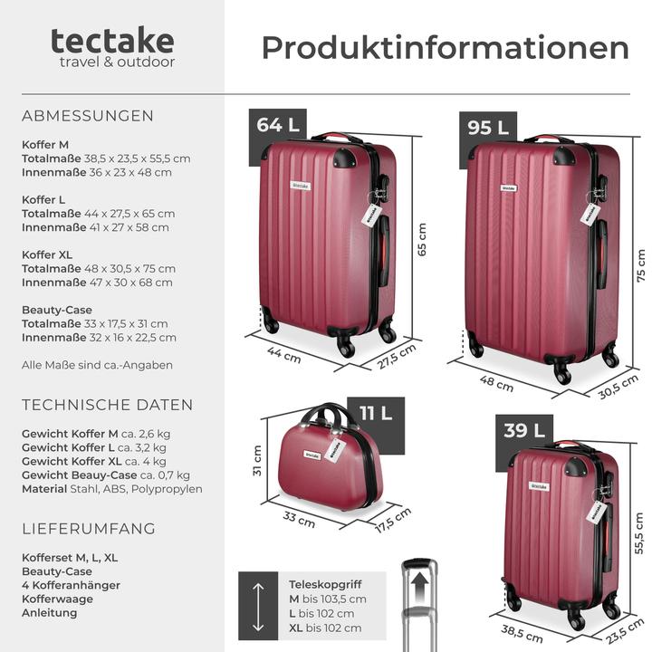 Image du produit tectake Cléo (95 l, L (90 - 115l))