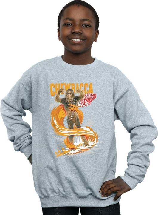Actual product image Star Wars Boys Chewbacca Gigantic Sweatshirt (128)