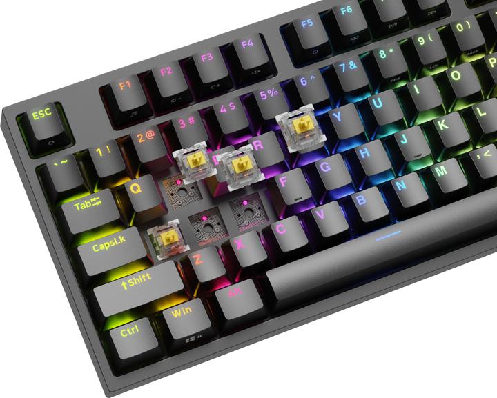 Produktbild Genesis Klawiatura THOR 404 TKL Gateron Yellow Pro (NKG-2069) (Eng. Int., Kabelgebunden)