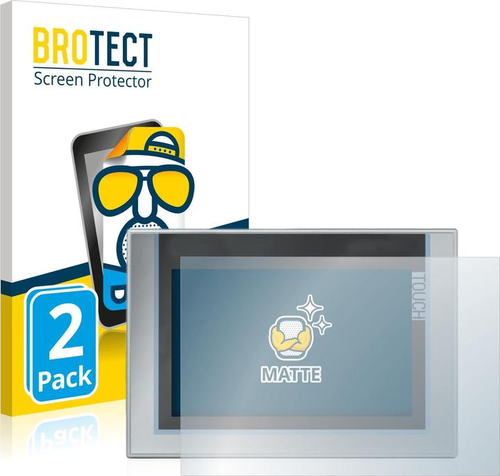 Image du produit BROTECT Film de protection antireflet Protection d'écran mat (2 pièce(s), Simatic TP1200 Comfort)