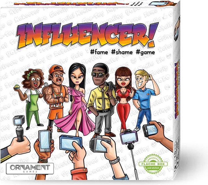 Immagine prodotto Ornament Games Influencer! #fame #shame #gioco - Gioco da tavolo (Tedesco)