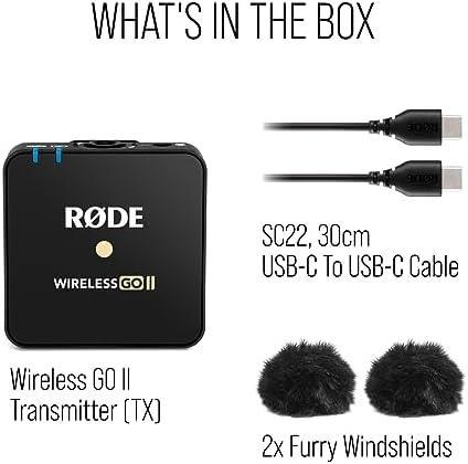 Productafbeelding RØDE Draadloze GO II TX (zwart, USB-C)