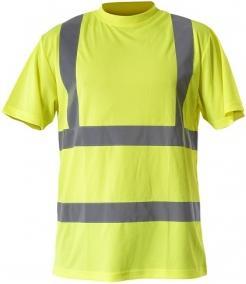 Actual product image Lahti Pro T-shirts warning yellow M (L4020802) (M)