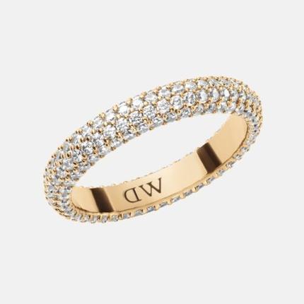 Daniel Wellington Sparkling Gold Plated Pavé Crystal Ring DW0040064 - Circuit: 58mm (58)