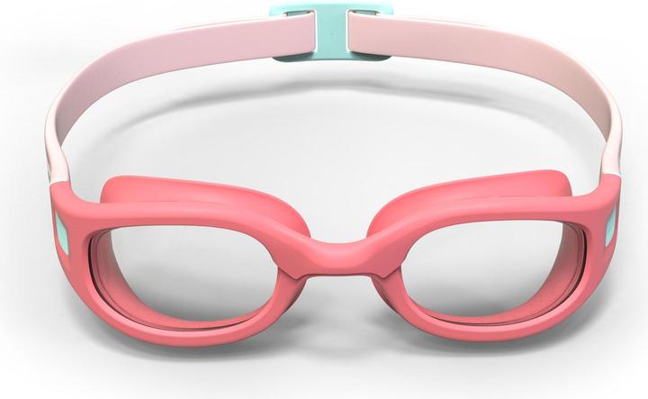 Produktbild Nabaiji Schwimmbrille kleine Grösse klar - Soft rosa/türkis (S)