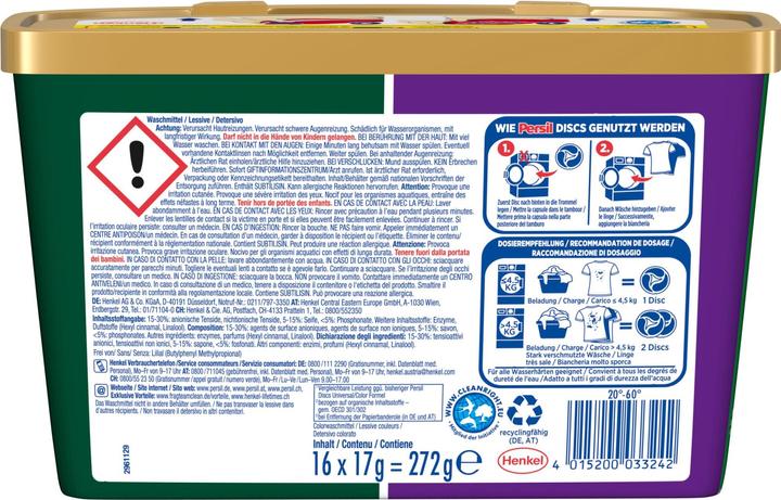 Produktbild Persil 4in1 Discs Color (16 Waschgänge, Discs)