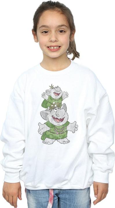 Produktbild Disney Frozen Handstacking Trolls Sweatshirt Mädchen (140, 146)