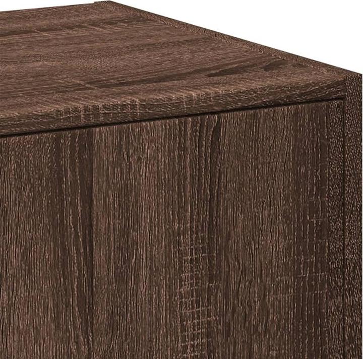 Actual product image VidaXL Apothecary cupboard Pull-out cupboard Tall cupboard Brown oak-look cupboard
