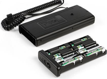Actual product image Pixel Battery Pack TD-384 for Canon Speedlite Camera Flash (Flash unit battery)
