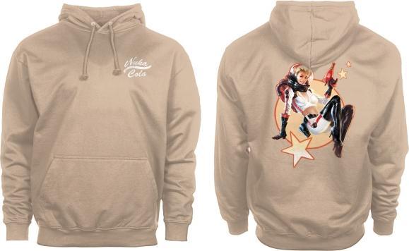 Dpi Merchandising Fallout Hoodie ""Nuka Girl"" Sand (S, M, L, XL, XXL)