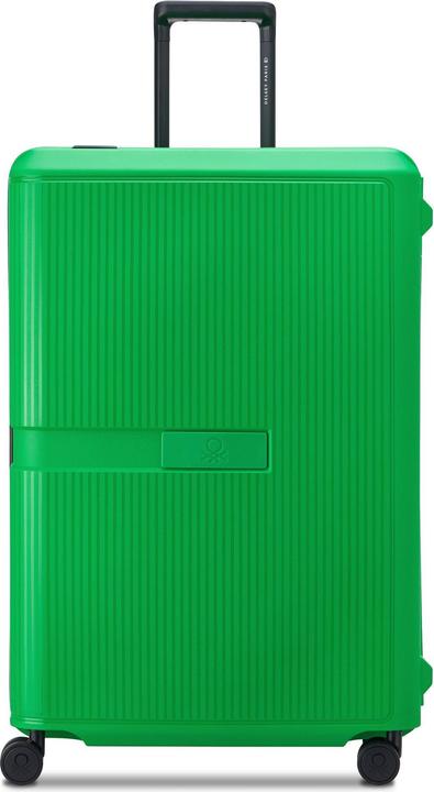 Delsey Paris x United Colors of Benetton Color Block Hardside 4 Rollen Trolley 76 cm (110 l, XL (ab 115l))