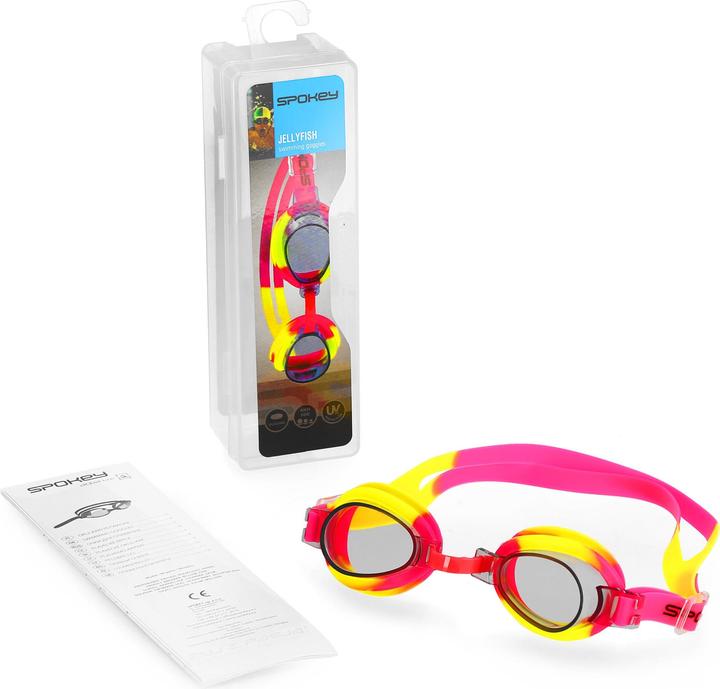 Produktbild Spokey Schwimmbrille Jellyfish Kids Gelb/Rosa (One Size)